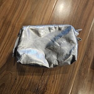 Silver Bare Essentials Makeup Women's Bag